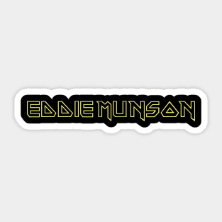 Munson Maiden Tribute Yellow Sticker